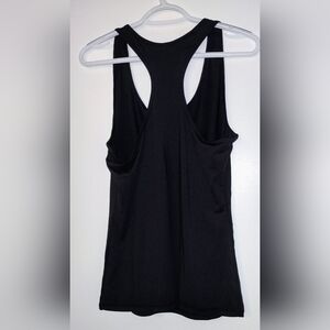 Black Sleeveless Backless Tank Top